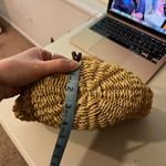 Handmade Vintage Natural Fiber Woven Weaved Top Handle Tote Bag Tan Photo 12