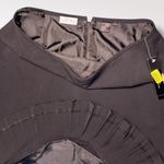 Tahari Arthur S. Levine Pleated Hem Black Pencil Skirt 12❗️FLAWED❗️ Photo 4