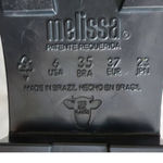 Melissa Shoes Fullness Lug Sole Tall Rain Boots Black 6 Photo 4