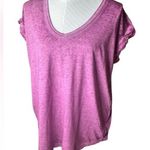 Free People New  Beach Keep Me Burnout Tee Shirt Top Blouse Boho Azelia Small Photo 0