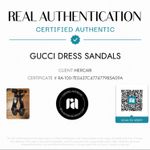 Gucci  Block Heel Dress Sandals Photo 9