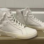 Dolce Vita Zohara Shoes White Perforated Leather Size 7.5 NIB Leather Casual Photo 1