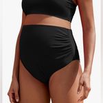 Bhome Maternity Swimsuits Bottoms High Waisted Bikini Bottom Swimwear Briefs Black Size L Photo 0