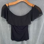 Garage Ruffle Sleeves Off Shoulder Top M Photo 0