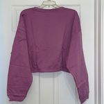 ✨MTV Moon Landing Lavender Crop Sweatshirt Purple Size 2X Photo 5