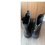 A New Day  Black Combat Boots Side Zip Lug Sole Size 7.5 Photo 1