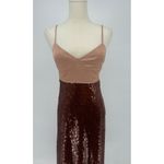 ALC Frank A.L.C. Gisele Corset Sequin Midi Dress | Brown | Size 2 | NWT Photo 9