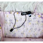 ZARA NWT  Floral Bustier Corset Crop Top Photo 6