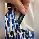 Maxine of Hollywood  Rain Flyaway Blue Tankini Swimsuit Top Plus Size 20W NWT Photo 8