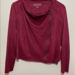 BLANK NYC  Faux Suede Drape Front Moto Jacket Photo 1