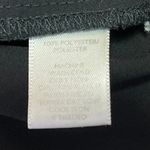 Ann Taylor  Loft Black Colorblock Silk Satin Long Sleeve Shirt Blouse Top Size M Photo 3