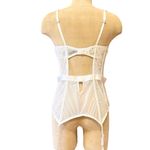 Victoria's Secret Victoria’s Secret Bustier Corset Lingerie White Bride Honeymoon L Large Photo 1