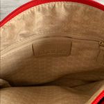 Charming Charlie  Red Faux Cobbled Leather Crossbody Bag with Adjustable Strap Photo 7