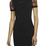 Nike Sportswear Dress Women S Black Tortoise Fitted Streetwear Sporty Spice 90s Photo 7