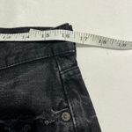 MOUSSY VINTAGE LINCOYA MINI SKIRT raw hem distressed women’s size 29 black wash Photo 2