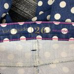Kate Spade Blue & White Polka Dot Brooks Street Jeans 26 Photo 3