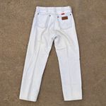 Wrangler Vintage white wash high rise wedgie fit cowgirl jeans 11x32 Photo 2