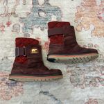 Sorel The Campus Suede Winter Boots Fleece Lined Water Resistant Women Size 6 Photo 4
