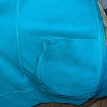 Adidas Fleece Climawarm Hoodie w Full Zip Drawstring Hood Women’s Lg Teal Blue Photo 11