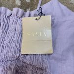 Savia NWT lavender purple wrap adjustable tie crop tank top women’s size small Photo 5