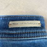 Pilcro and the Letterpress  cropped raw hem‎ bootcut jeans, side zip, size 33 Photo 5