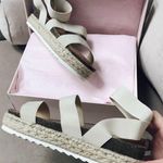 Natural breeze nude platform espadrilles  Photo 0