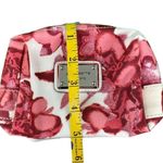 Liz Claiborne Small Pink and White Floral Makeup Bag Photo 11