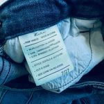 KanCan Heavily Distressed High Waist Buttonfly Midwash Fringe Hem Skinny Jeans Blue Size 27 Photo 7