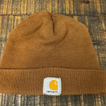 Knit Cuffed Beanie hat Carhartt brown color Photo 0