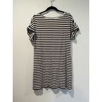 BTFBM Dress Womens Large Striped Stretch Travel Vacation Pockets Lightweight Photo 1