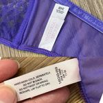 Victoria's Secret Vintage Y2K Victoria’s Secret Burnout Velvet Purple Front Hook Bra Photo 4