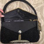 NWT Viral Martini Olive Black Gold Silver Beaded Shoulder Bag Made in India New Photo 3