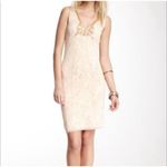 Free People NWT  Starstruck Champagne Corset Bodycon Knit Dress Size S Photo 1