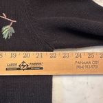 Coldwater Creek Vintage 90s  Cardinal Granny Embroidered Winter Cardigan Sweater Photo 6