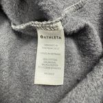 Athleta  Coaster Luxe‎ Sweatshirt Women’s M Gray Long Sleeve Split Hem Thumbholes Photo 6