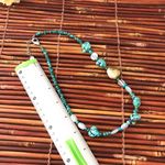 Coldwater Creek  Faux Turquoise Necklace Photo 5