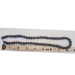 Peacock Pearl Necklace With Sterling Silver Clasp Purple Photo 10