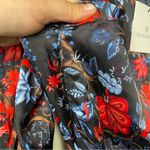 Chloé New Chloe Kristyn Fallon Floral Blue Ref Wrap Mini Dress sz S Photo 11