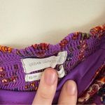 Urban Outfitters Purple Floral Cropped Length Long Sleeve Blouse Size XS Photo 3