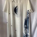 Misslook Lone Star Beer Festival Hippie Art To Wear Texas Dress ‎ Size 3XL White Photo 3