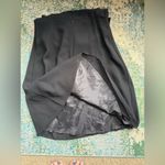 Vintage John Roberts little black dress with ruffle collar, size 10 Photo 9