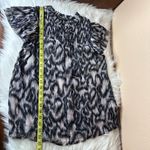 Caballero Collection Lara Top in Inky Ikat Size Small Black Photo 8