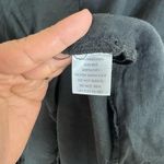 Grade & Gather Lagenlook  Black Folded Sleeve Linen Tunic Photo 3