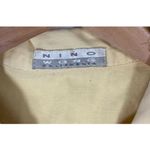 Vtg Nino Wong Womens Jacket Butter Yellow 3/4 Sleeve Cottage Artsy Pockets Sz 2X Photo 6