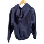 Sporty & Rich Navy SRHWC Zip Hoodie XS Navy Heavyweight Cotton Blue Photo 5