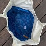 NWT White Crocodile Print Helen Barrr for Bloomingdales Tote Shoulder Bag Purse Photo 5