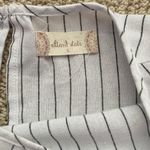 Altar'd State White Striped Blouse Photo 4