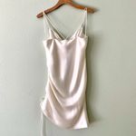 Parker Ivy Silky Cowl Neck Dress in Ivory Satin Size 6 *NWT* Photo 4