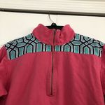 Simply Southern  womens 1/4 zip embroidered pullover sweatshirt pink XS Photo 2