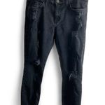 Current/Elliott The Stiletto Jeans β Size 30 Black Shredded Thrashed Photo 0